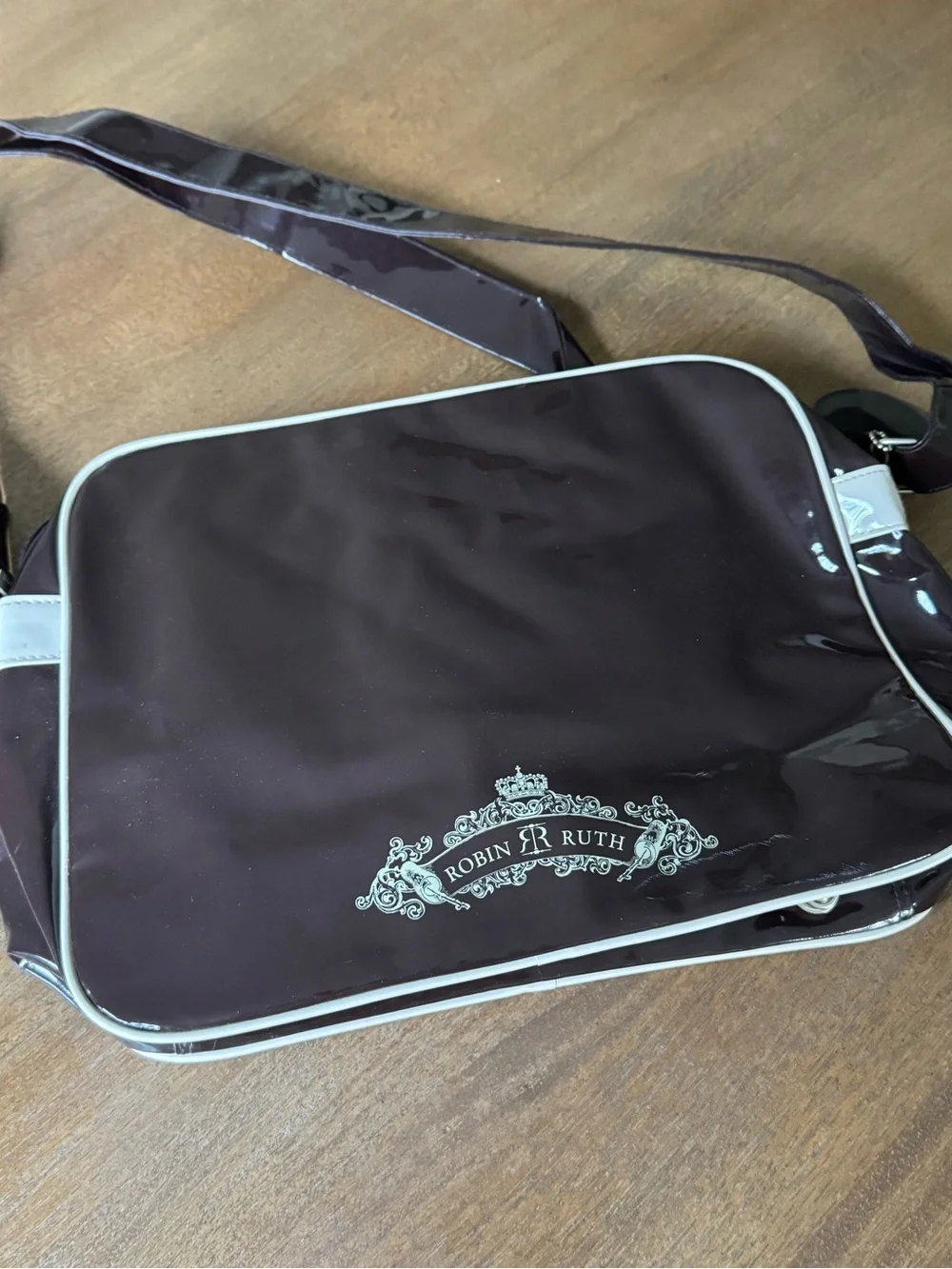 Original Prague City Brown Retro Messenger Bag